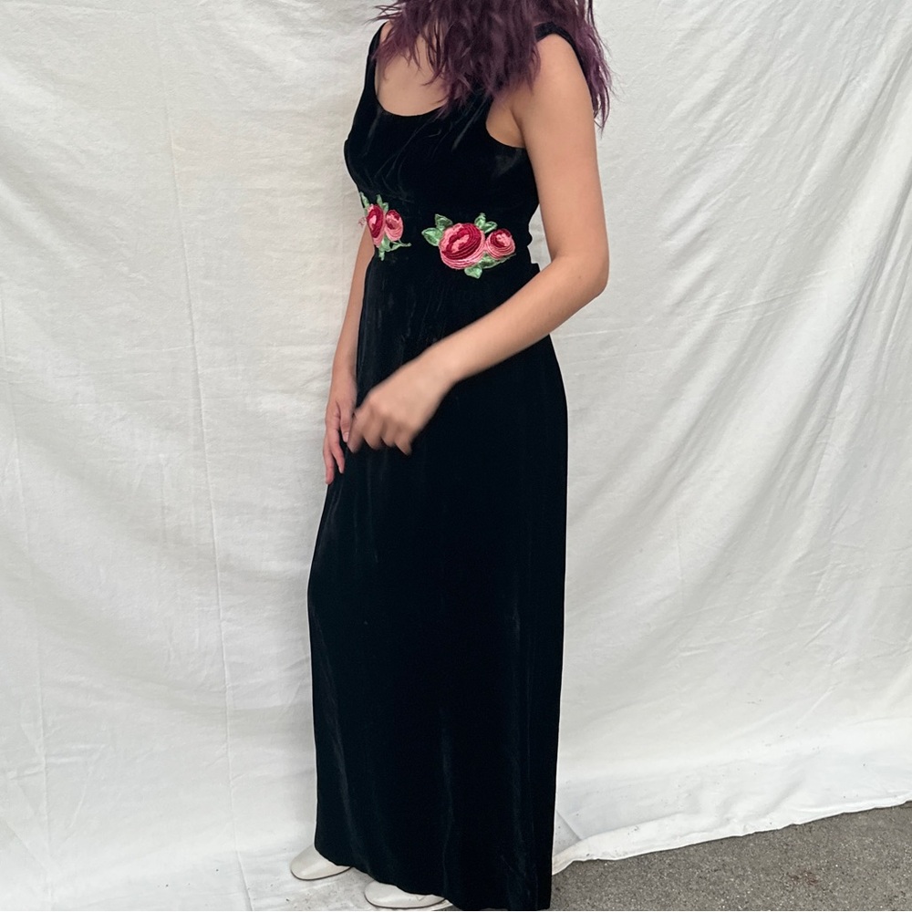1970s Velvet Dress - Picture 3 of 12